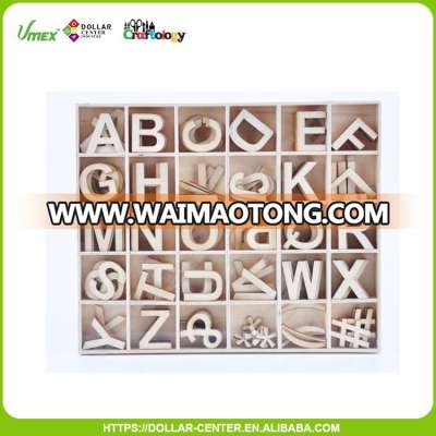 Scrapbooking card making wall Alphabet letter wooden deco icons